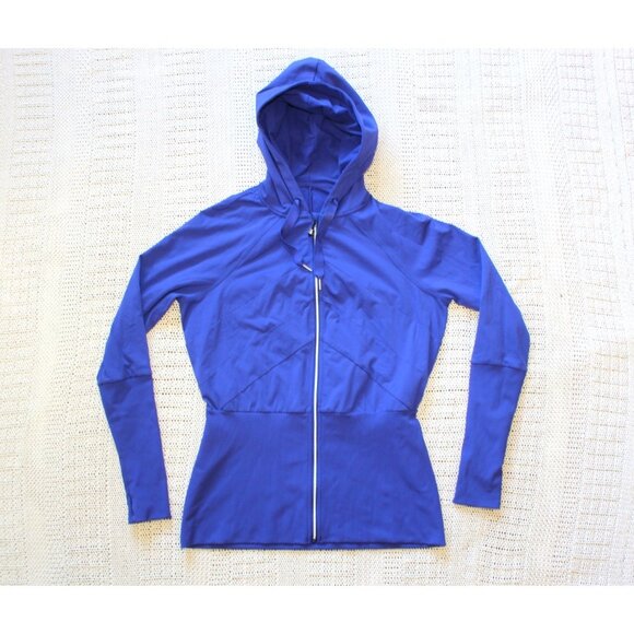 Lululemon Lift You Spirits Blue women's Jackets 10 Zip up Hoodie long sleeves - Picture 1 of 7